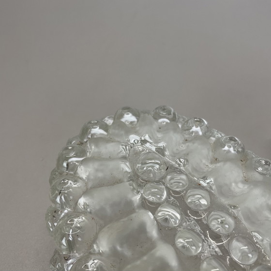 Image 1 of Ensemble de deux appliques murales en verre "Bubble" de style Tynell, Allemagne, années 1970