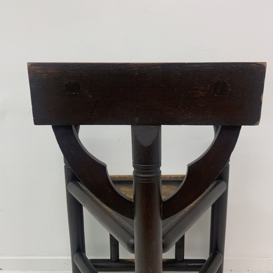 Image 1 of Fauteuil tripode suédois Munk en chêne massif, années 1960