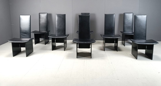 Image 1 of Rennie Dining Chairs By Kazuhide Takahama, 1970, Set Of 8