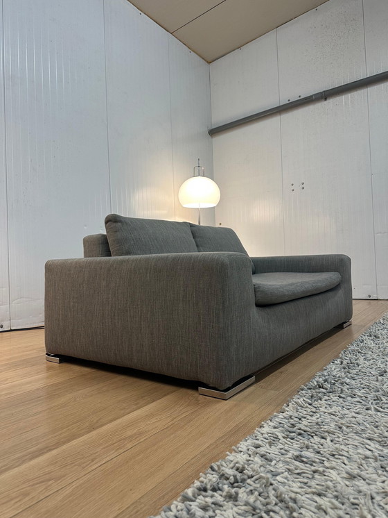 Image 1 of Canapé 2 places Minotti Moore gris remis à neuf - NP : €7,500