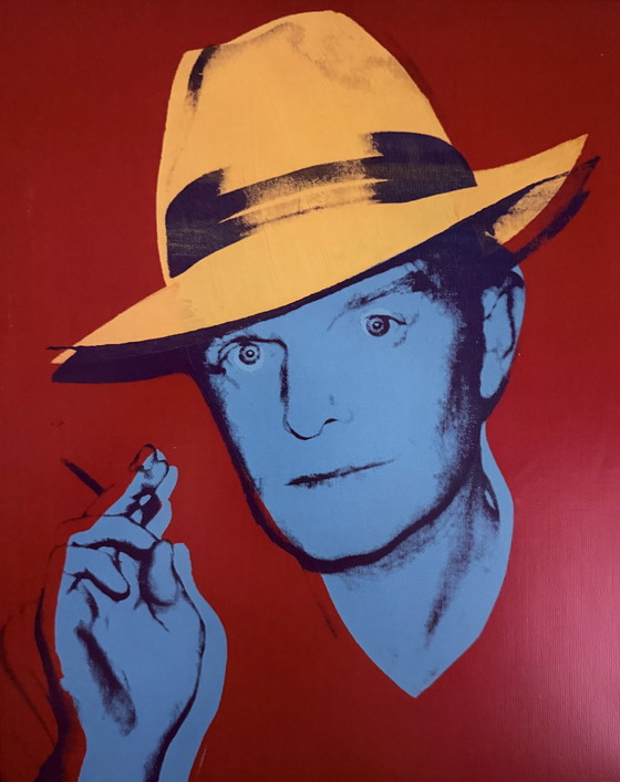 Image 1 of Andy Warhol : "Truman Capote, 1984". ©2007 Fondation Andy Warhol pour les arts visuels, New York.