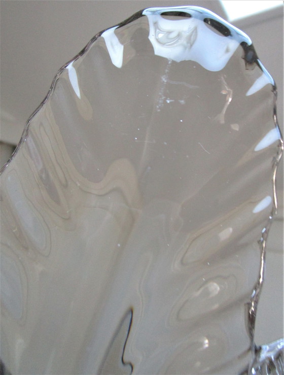 Image 1 of Bougeoir Fleur Verre Pierre D'Avesn