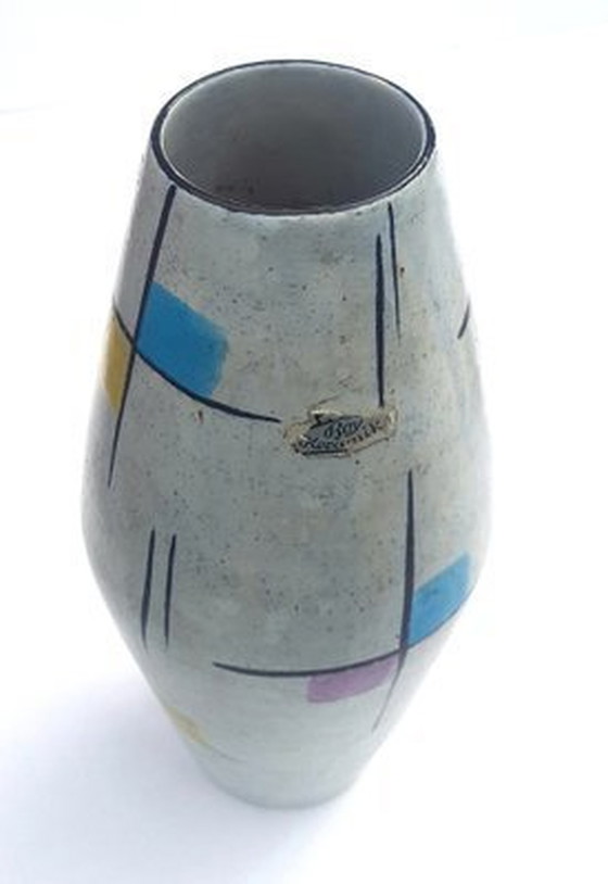 Image 1 of Vases de Bodo Mans pour Bay Keramik, 1950S, ensemble de 2