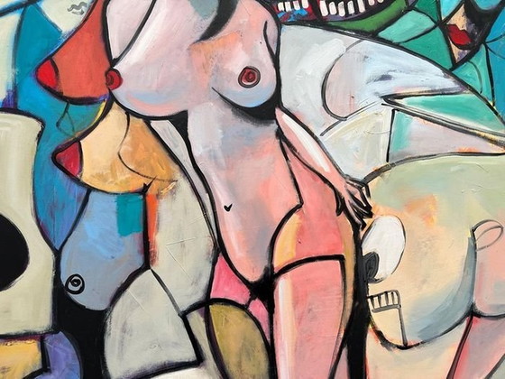 Image 1 of Peinture • Sex Therapy • Andrzej Gudanski • Art Contemporain • Élémentarisme Abstrait • Xxl • 2022