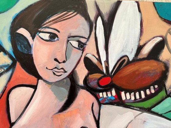 Image 1 of Peinture • Sex Therapy • Andrzej Gudanski • Art Contemporain • Élémentarisme Abstrait • Xxl • 2022