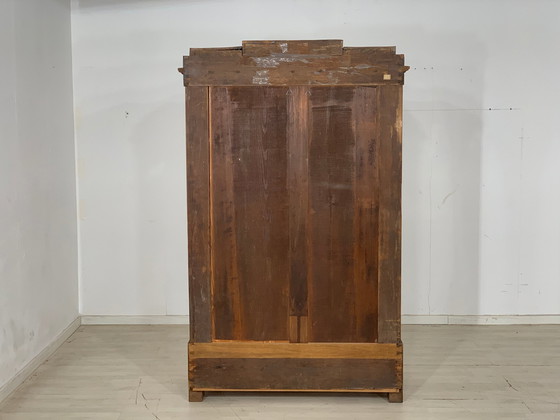 Image 1 of Biedermeier armoire armoire à livres vers 1880