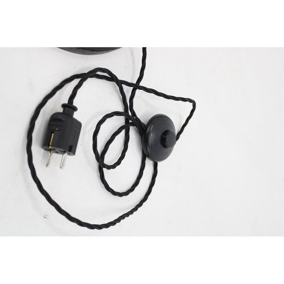 Image 1 of Lampadaire vintage en laiton et verre, années 1980