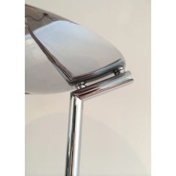 Image 1 of Lampadaire français vintage en acier argenté, 1970-1980