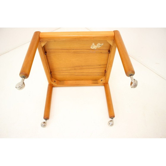 Image 1 of Table de conférence mobile vintage par Ton, Tchécoslovaquie 1970