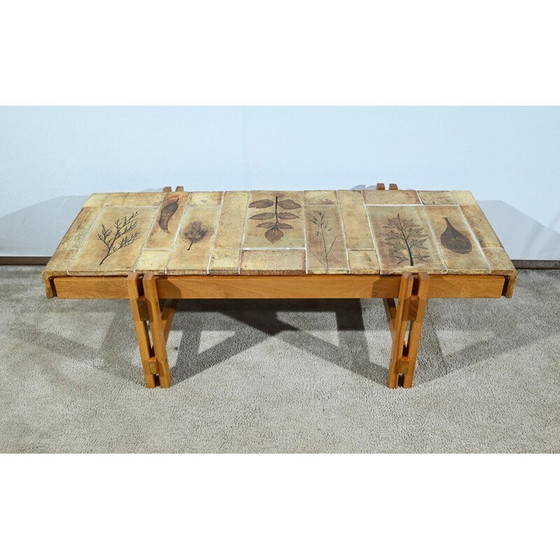 Image 1 of Table basse vintage en grès de Vallauris par Roger Capron, 1960