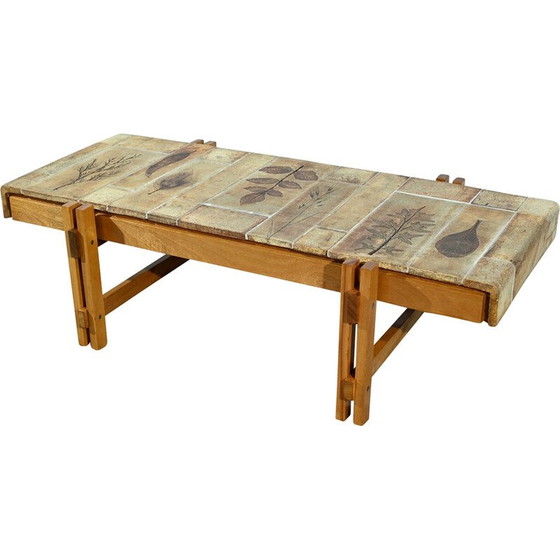 Image 1 of Table basse vintage en grès de Vallauris par Roger Capron, 1960