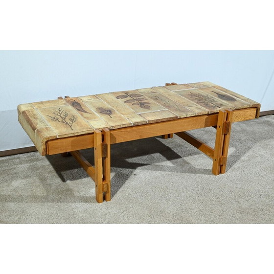 Image 1 of Table basse vintage en grès de Vallauris par Roger Capron, 1960