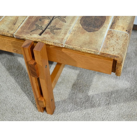 Image 1 of Table basse vintage en grès de Vallauris par Roger Capron, 1960