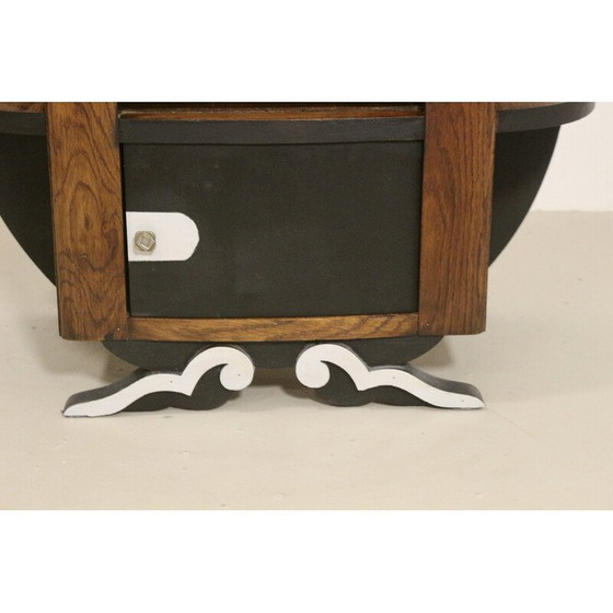 Image 1 of Table de nuit vintage de forme atypique, 1950-1960