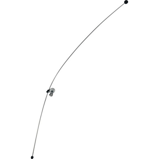 Lampadaire vintage "Molla" en acier chromé par C. Leonardi et F. Stagi pour Lumenform, Italie 1971