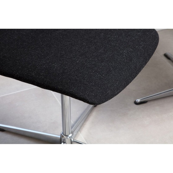 Image 1 of Ensemble de 6 chaises pivotantes Archie Shine - années 1950