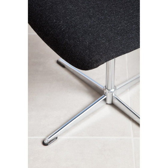 Image 1 of Ensemble de 6 chaises pivotantes Archie Shine - années 1950