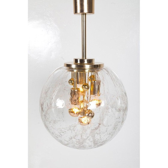 Image 1 of Lampe suspendue Planètes en verre par Ger Furth pour Doria Leuchten 1960s