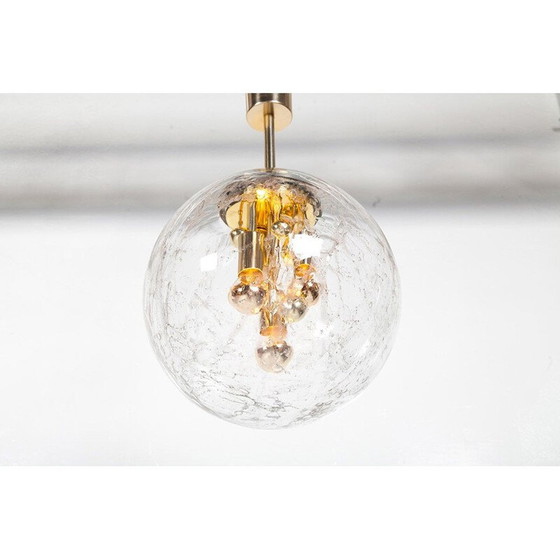 Image 1 of Lampe suspendue Planètes en verre par Ger Furth pour Doria Leuchten 1960s