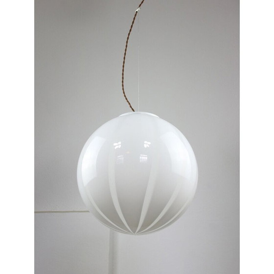 Image 1 of Lampe suspendue Swirl Globe, Italie 1970