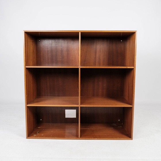 Image 1 of Bibliothèque vintage en acajou clair par Mogens Koch pour Rud Rasmussen, 1960