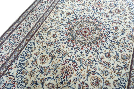 Image 1 of Tapis d'Orient Naïn 9La noué à la main avec de la soie -295 X 200 cm