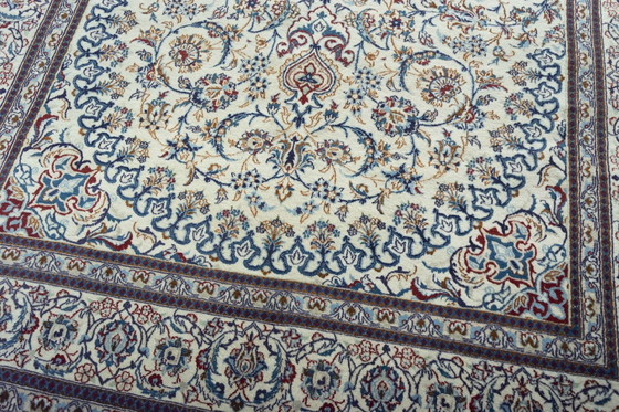 Image 1 of Tapis d'Orient Naïn 9La noué à la main avec de la soie -295 X 200 cm