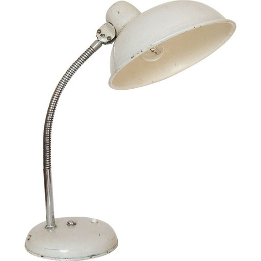 Lampe de table industrielle vintage à col de cygne, 1950