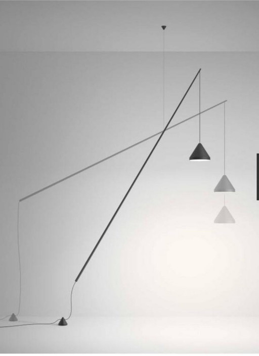 Vibia North Lampadaire Noir