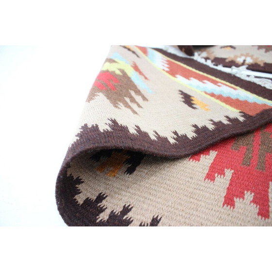 Image 1 of Ensemble de 3 tapis en laine vintage, Tchécoslovaquie 1960