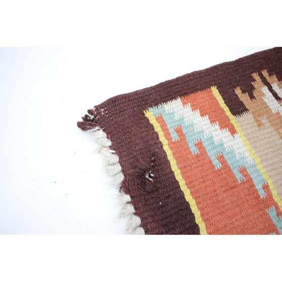 Image 1 of Ensemble de 3 tapis en laine vintage, Tchécoslovaquie 1960