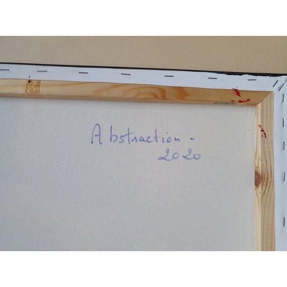 Image 1 of Peinture acrylique vintage de Jocelyne Hoffelt, 2020