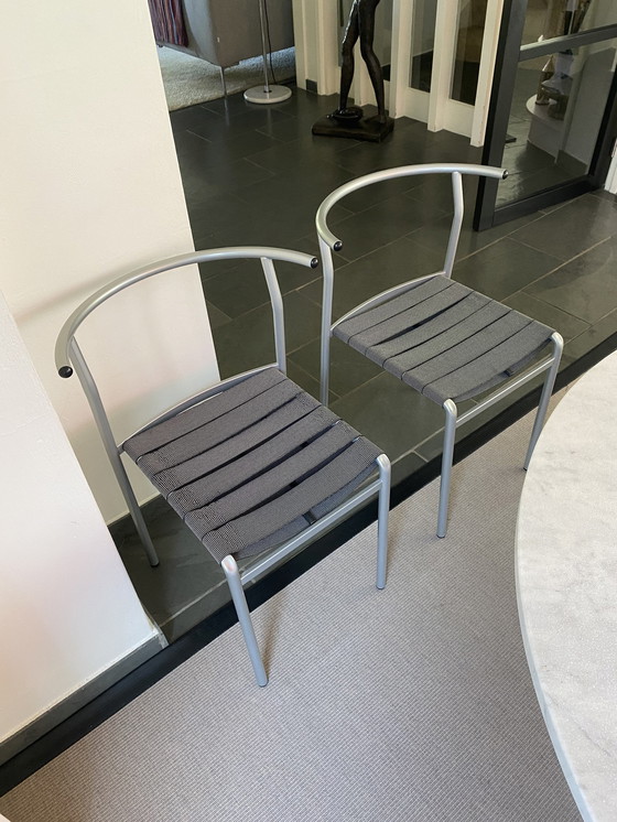 Image 1 of 2x Chaises de café par Philippe Starck