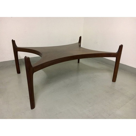 Image 1 of Table basse vintage en teck par Sven Ellekaer, Danemark 1960