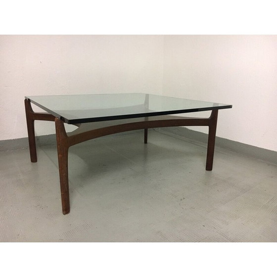 Image 1 of Table basse vintage en teck par Sven Ellekaer, Danemark 1960