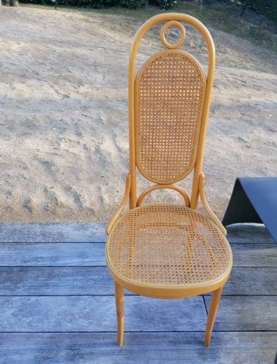 Image 1 of 10 chaises Thonet d'époque : Thonet 207R 'Lange Jan'