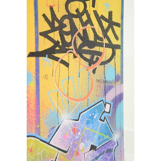 Image 1 of Vintage 3 D Graffiti Letterbox Pink Panther Painting by Zenoy Street Art