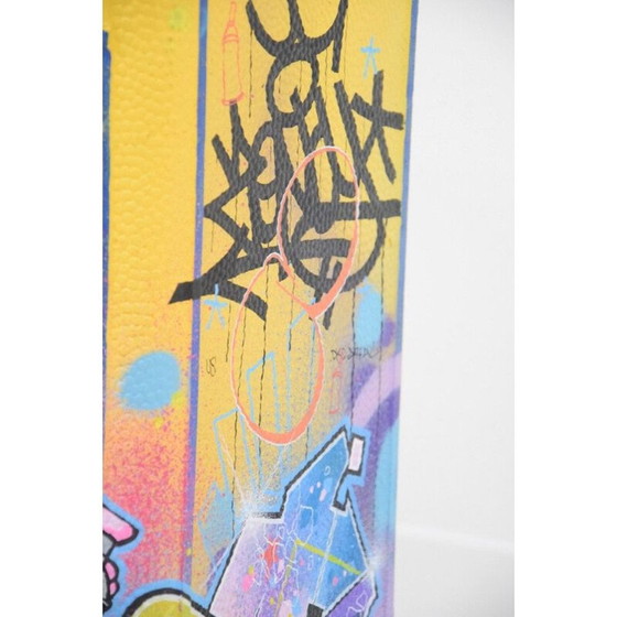 Image 1 of Vintage 3 D Graffiti Letterbox Pink Panther Painting by Zenoy Street Art