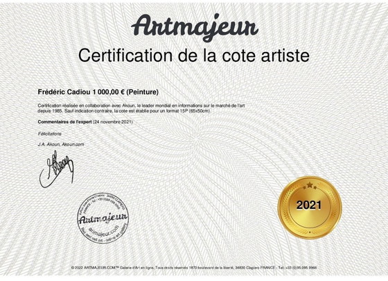 Image 1 of Huile sur Châssis Entoilés - Format 50x50cm