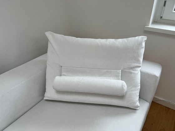 Image 1 of La Nuova Casa Canapé blanc avec pouf