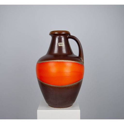 Vase de sol en céramique XL de Bay, Allemagne 1960