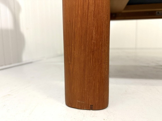 Image 1 of Emc Furniture Teck Armchair & Footstool Denmark 1970's