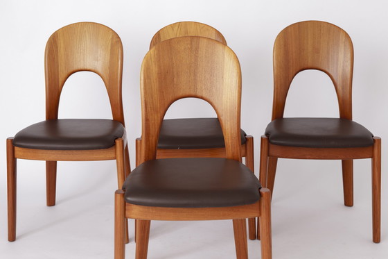 Image 1 of 6 Chaises Vintage Niels Koefoed 1970S Teck Danois