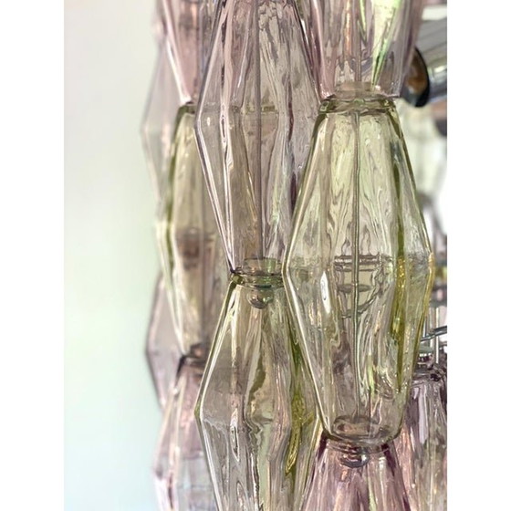 Lustre contemporain en verre de Murano multicolore "Poliedri" de style Venini – Simo Eng, Murano Glass (photo 5 of 5)