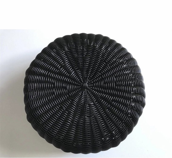 Image 1 of Hocker - Ottoman Design Scandinave Vintage 1990