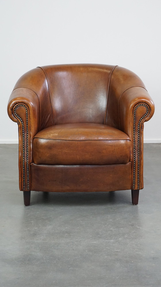 Image 1 of Fauteuil club en peau de mouton