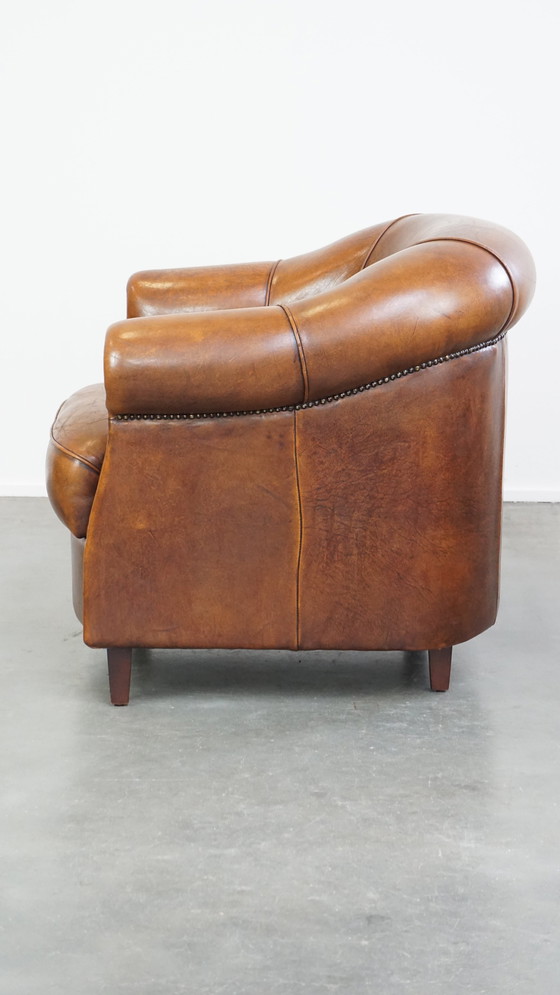 Image 1 of Fauteuil club en peau de mouton