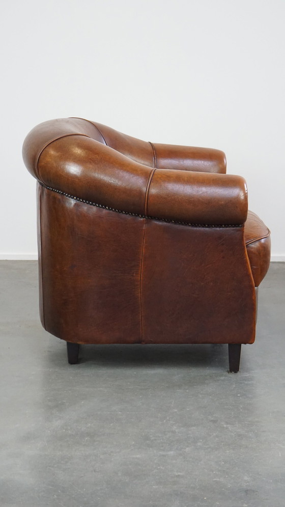 Image 1 of Fauteuil club en peau de mouton