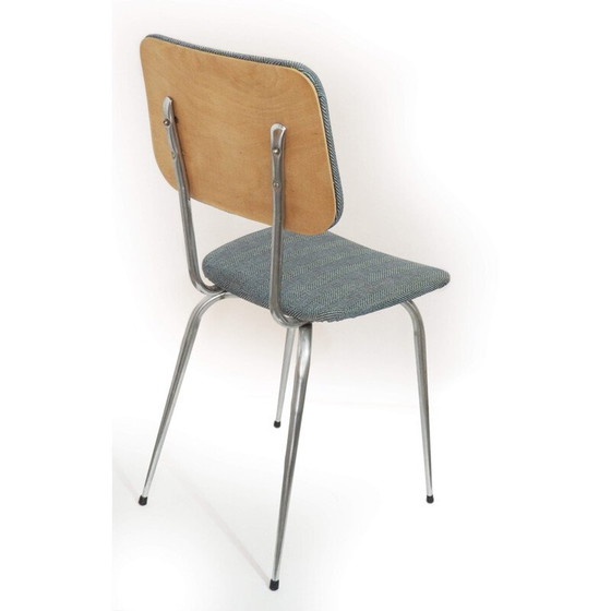 Image 1 of Ensemble de 4 chaises vintage retapissées