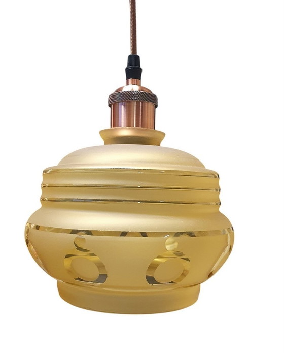 Image 1 of 2069 Lampe pendante vintage Hollywoord style Regency